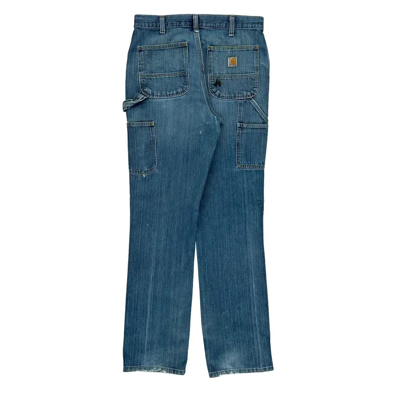 Relaxed Fit Carhartt Carpenter Jeans - 34W 35L Blue Cotton Blend