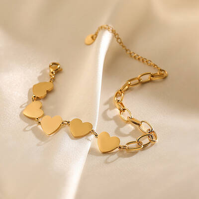 304 Stainless Steel Link Chains Bracelets