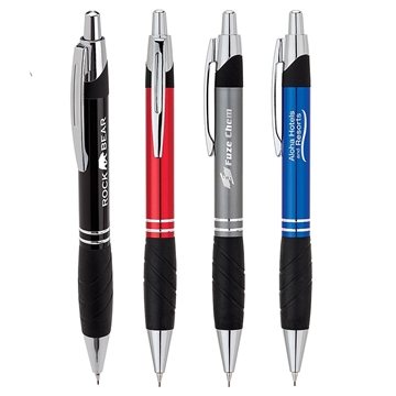 125 Customized Edge Mechanical Pencil - Aluminum & Rubber Grip
