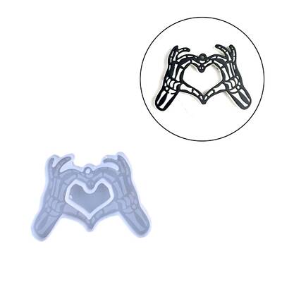DIY Skull Theme Pendant Silicone Molds