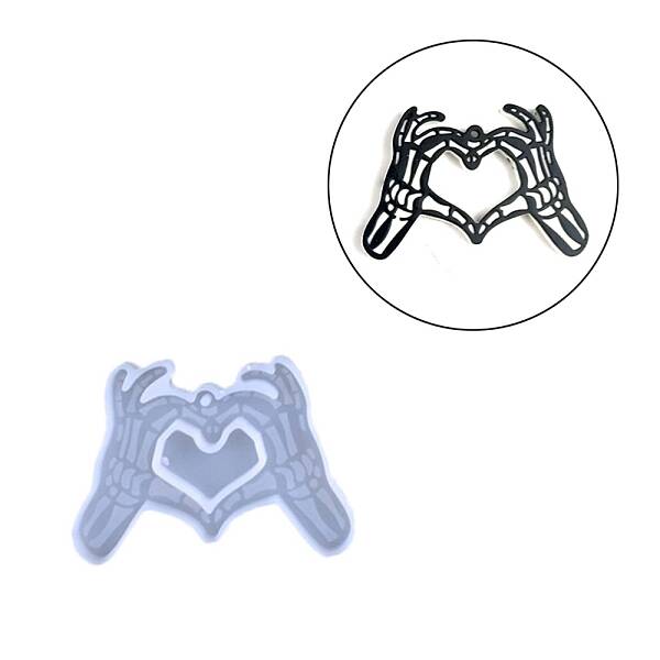 DIY Skull Theme Pendant Silicone Molds
