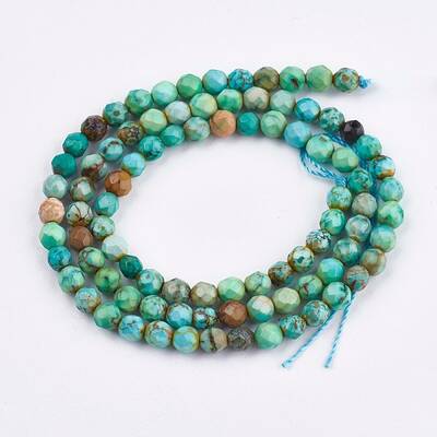 Dyed & Heated Natural Howlite Beads Strands
