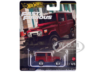 Toyota Land Cruiser FJ43 Red with White Top \