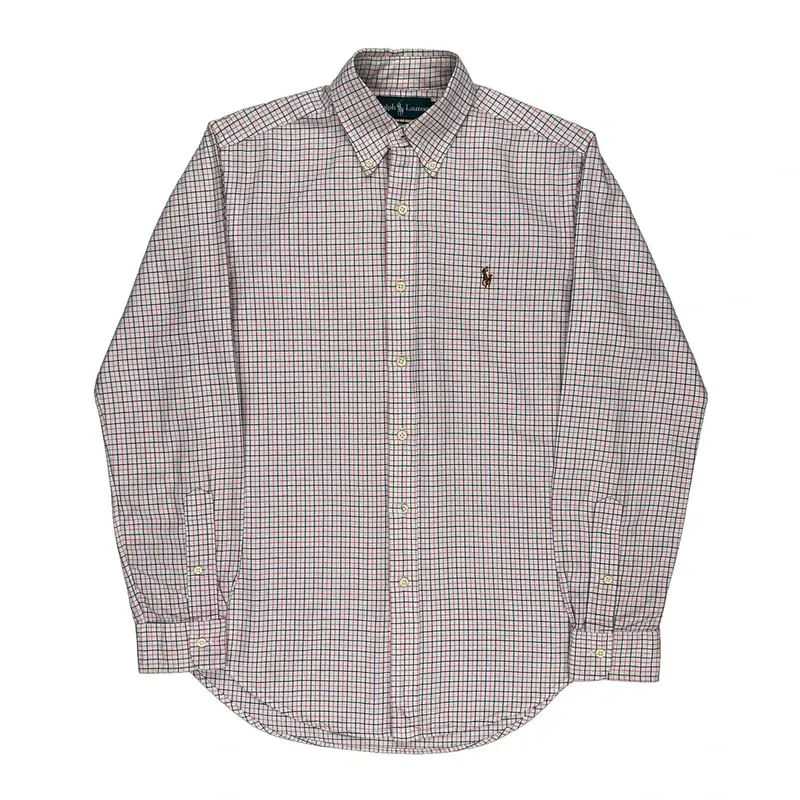 Ralph Lauren Checked Shirt - Small White Cotton | Size: small