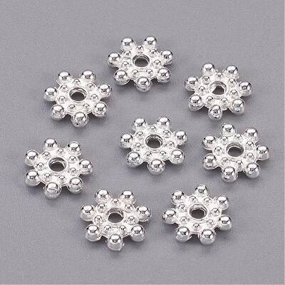 Tibetan Style Alloy Spacer Beads