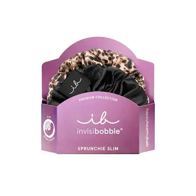Invisibobble Elastico Per Capelli Sprunchie Slim Premium Leo Is The New Black 2 Pezzi