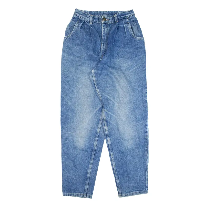 PANTASHOP Jeans Blue Denim Regular Mom Womens W24 L29