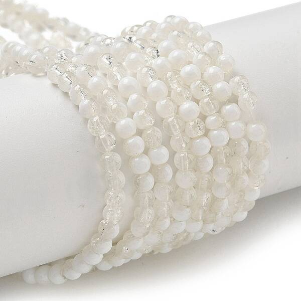 Crackle Glass Beads Strands