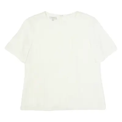 HOBBS LONDON Womens Top Cream Off Shoulder UK 10