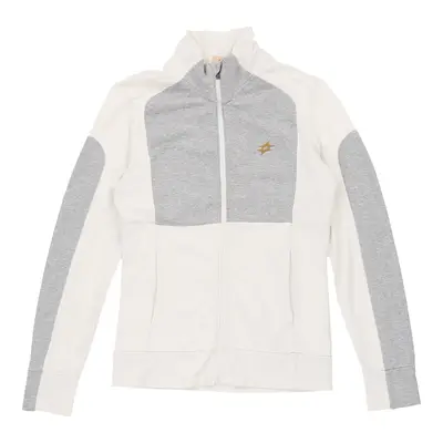 Lotto Zip Up - Medium White Cotton Blend