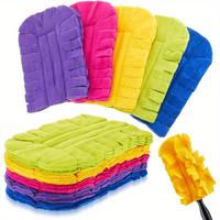 12 Pcs Duster Refill,Fleece Refills Hand Dusters,Cleaning Reusable Duster Pads Washable Dusters for Cleaning Ceiling Fan Hard...