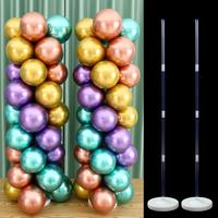 Balloon Stand Stick Tubes,2pcs Balloon Stands Wedding Birthday Party Decoration Balloon Support,Kids Baby Shower Party Ballon...