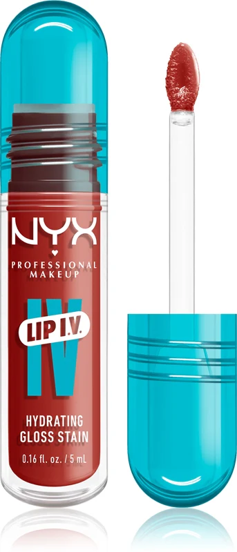 NYX Professional Makeup Lip IV long-lasting lip gloss with a moisturizing effect, color 12 - BURST THAT TANGI 5 ml