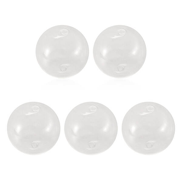 Handmade Two Holes Blown Glass Globe Beads
