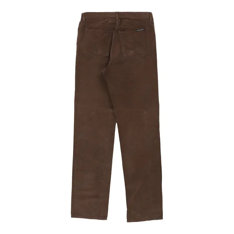Marina Yachting Trousers - 32W 34L Brown Cotton