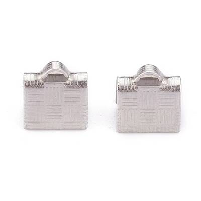 Tarnish Resistant 304 Stainless Steel Ribbon Crimp Ends