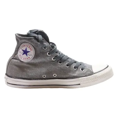 CONVERSE High Top Trainers Grey Canvas Womens UK 7