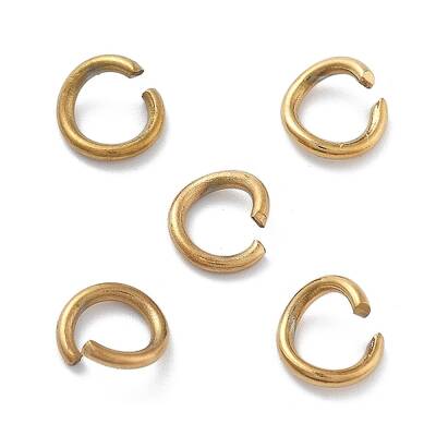 Ion Plating(IP) 304 Stainless Steel Open Jump Rings for Chainmaille Weaves