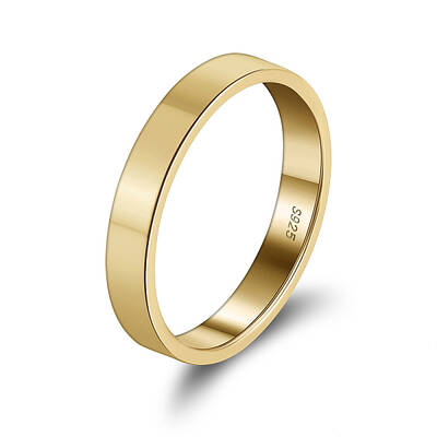 925 Sterling Silver Plain Band Rings