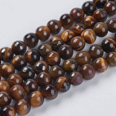 Natural Tiger Eye Beads Strands