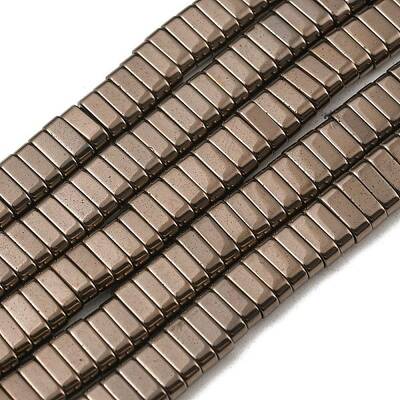Electroplated Non-magnetic Synthetic Hematite Beads Strands