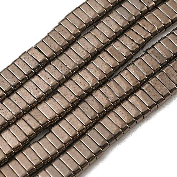 Electroplated Non-magnetic Synthetic Hematite Beads Strands