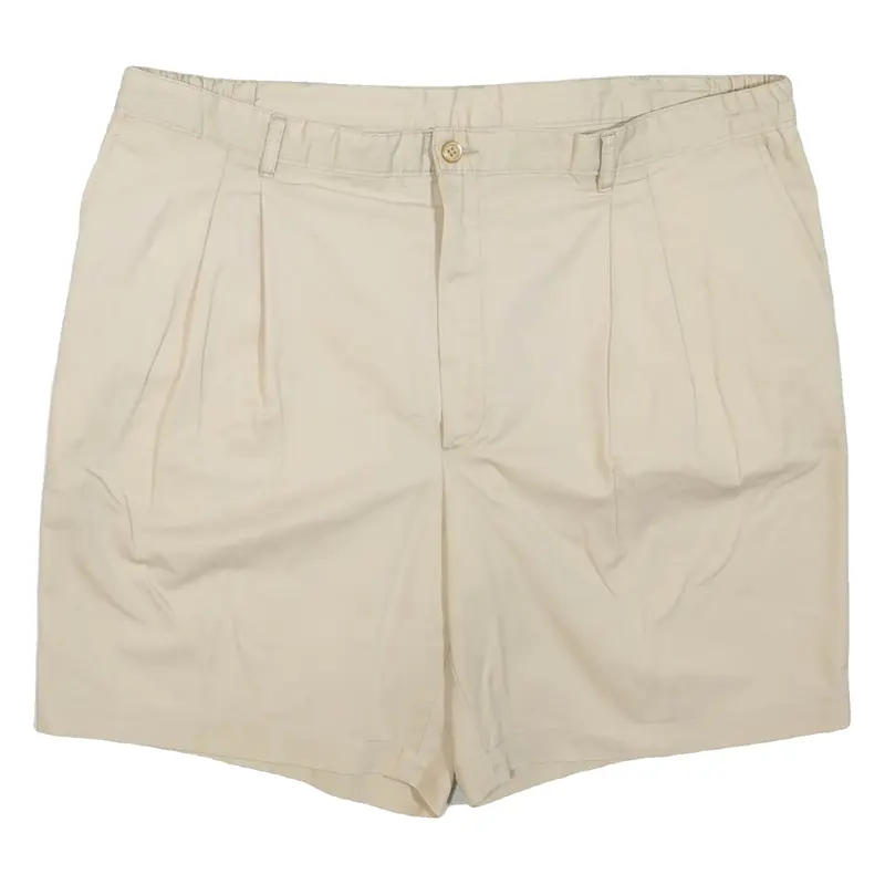 Mens Chino Shorts Beige L W38