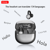 HTC NE15 AI translation earphones clip-on earphones business earphones Bluetooth earphones 6.0 low latency earphones IPX5 wat...