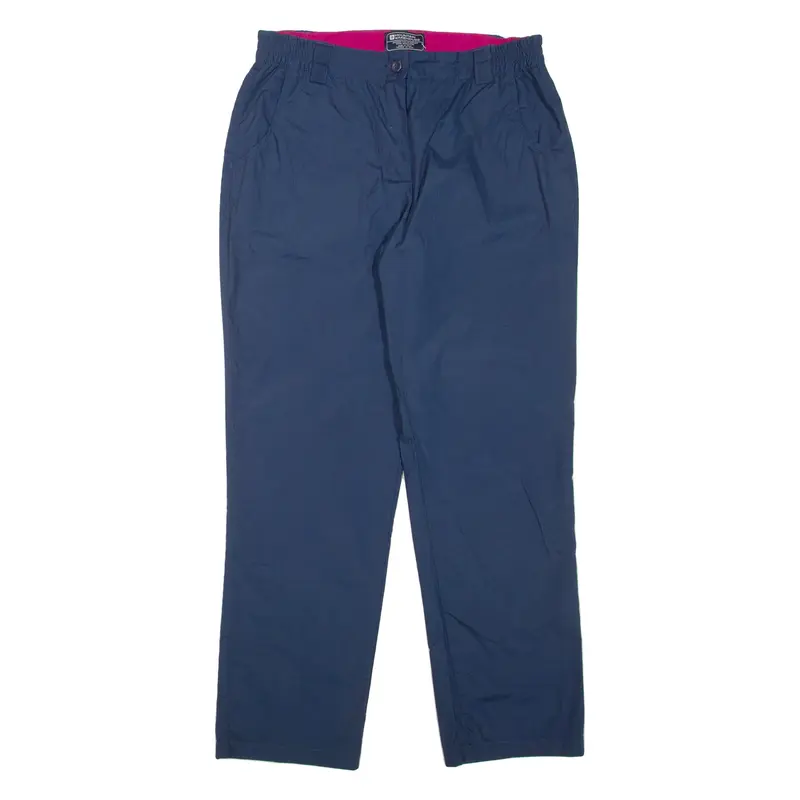 MOUNTAIN WAREHOUSE Womens Trousers Blue Regular Straight W30 L28