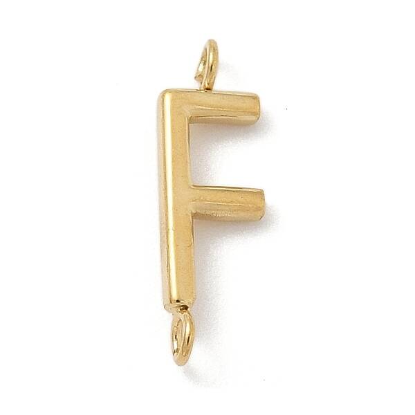 304 Stainless Steel Letter Connector Charms