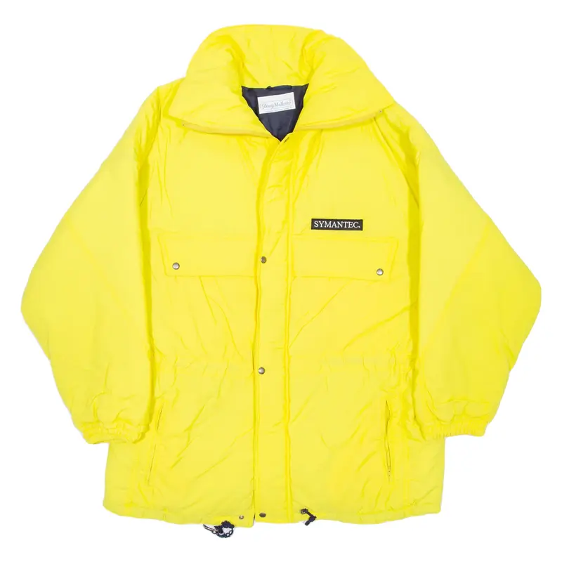 DIZZY MALONE Mens Jacket Yellow Nylon L
