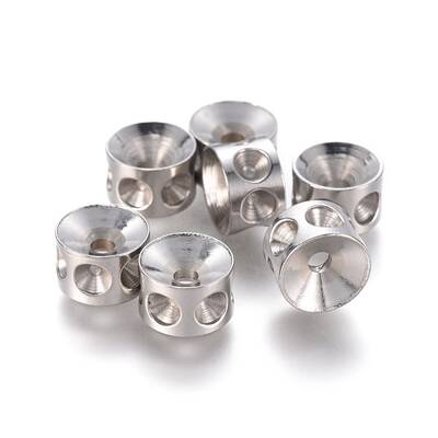 Tarnish Resistant 304 Stainless Steel Beads Rhinestone Settings