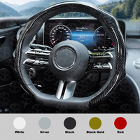 Men’s Carbon Fiber Texture Steering Wheel Cover | All-Season Universal Fit | Summer Non-Slip Grip | Ultra-Thin Design | Qui...
