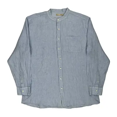 Isle Bay Shirt - XL Blue Linen