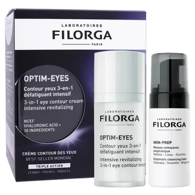 Filorga Optim Set Eye Contour 3 in 1 + Cleansing Foam