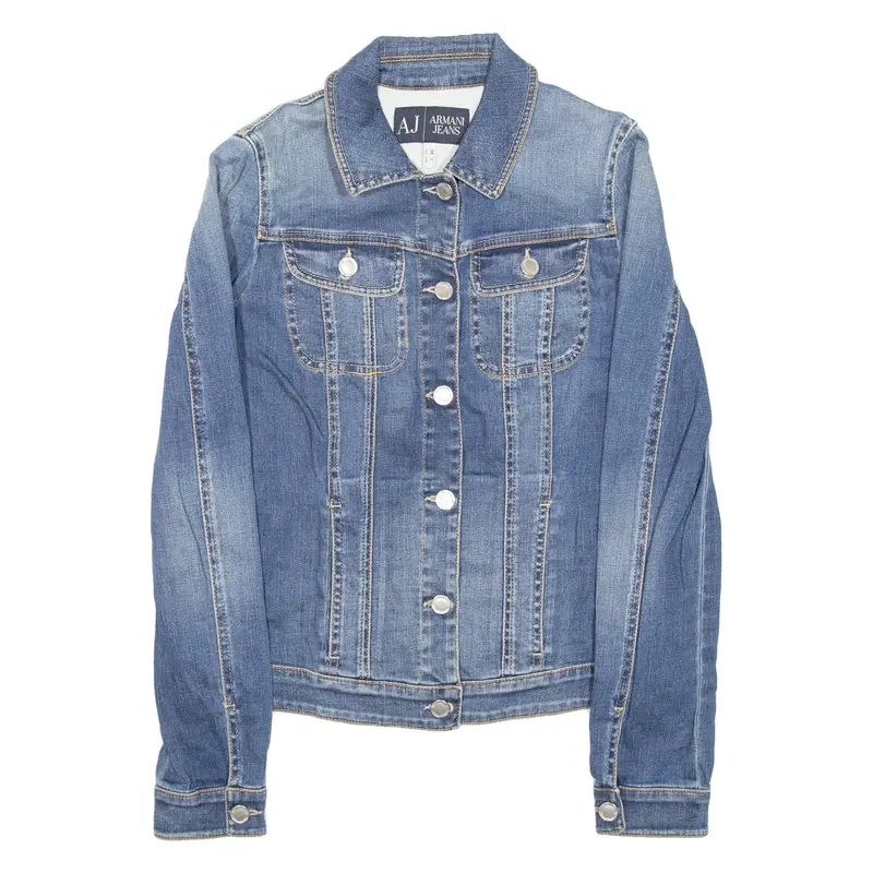 ARMANI JEANS Womens Denim Jacket Blue XS
