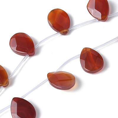 Natural Red Agate(Dyed & Heated) Beads Strands