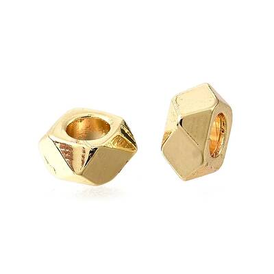Polygon Brass Beads