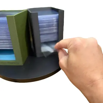 The Rip Buddy - Patent pending - Card Ripper & Storage Tool - Patent Pending - Holds 200 Sleeves & 45 Top Loaders Prevents Ca...