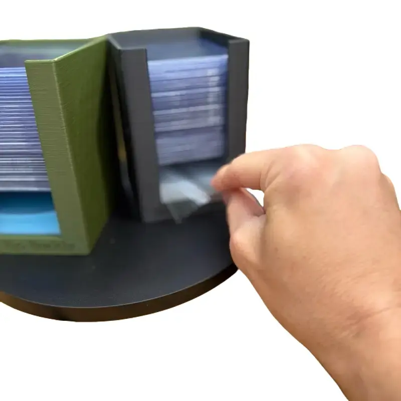 The Rip Buddy - Patent pending - Card Ripper & Storage Tool - Patent Pending - Holds 200 Sleeves & 45 Top Loaders Prevents Ca...