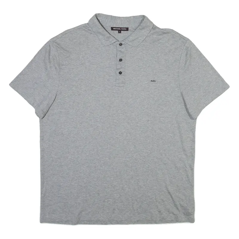 MICHAEL KORS Mens Polo Shirt Grey XL