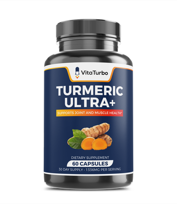 Turmeric Ultra+  60 Capsules - 1336mg Per Serving