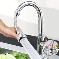 Kitchen Faucet, 360 Degree Rotating Faucet Aerator, Durable Steel 2 Modes Extension Tube, Sink Aerator, Kitchen Fixture Acces...