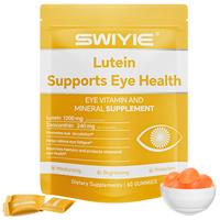 Swiyie Lutein & Zeaxanthin Gummies – Eye Health Supplement with Astaxanthin, Vitamin A C E – Blue Light Defense, Vision S...