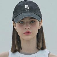 The Retro Washed Baseball Cap With Embroidery Design Featuring the Symbols and Names of The 12 Zodiac Signs is Simple and Fas...