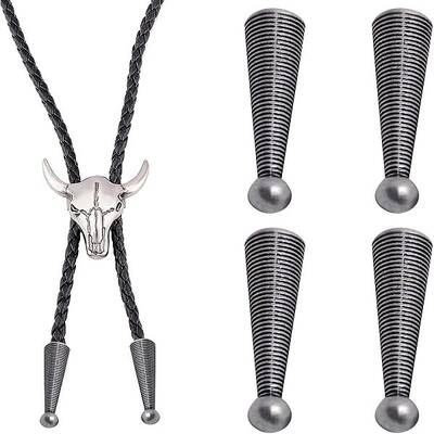 4Pcs Zinc Alloy Cord Ends