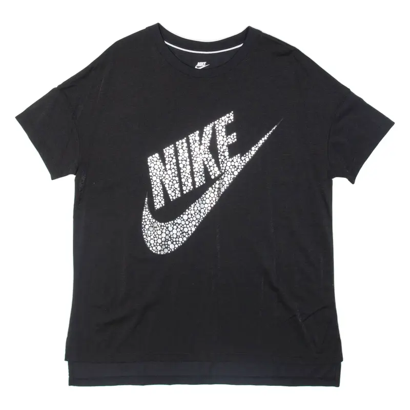 NIKE Pebbled Womens T-Shirt Black XL