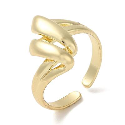 Brass Open Cuff Rings