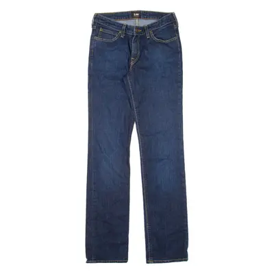 LEE Marion Womens Jeans Blue Regular Straight W28 L33