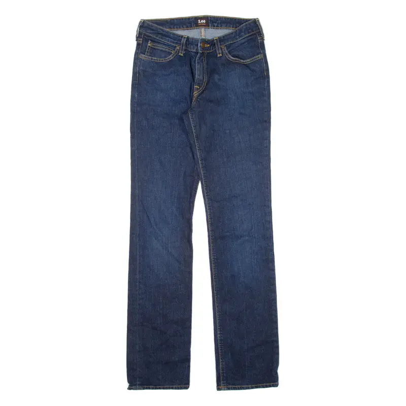 LEE Marion Womens Jeans Blue Regular Straight W28 L33